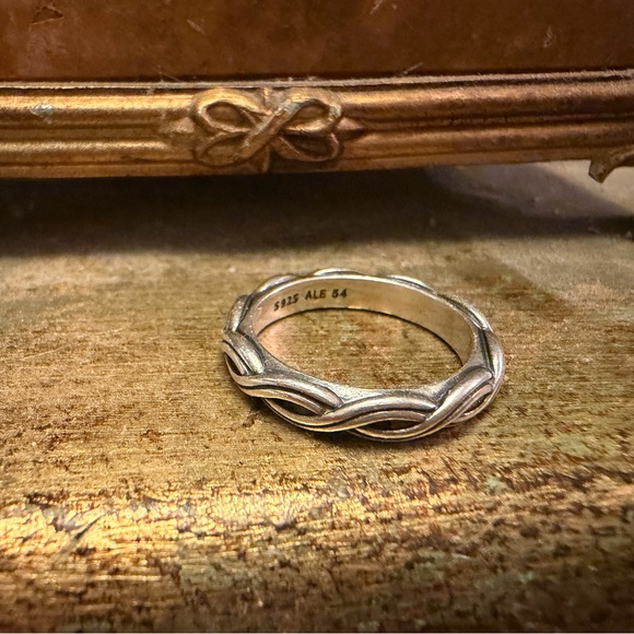 Silver Braided Ring - Picture 2 of 5